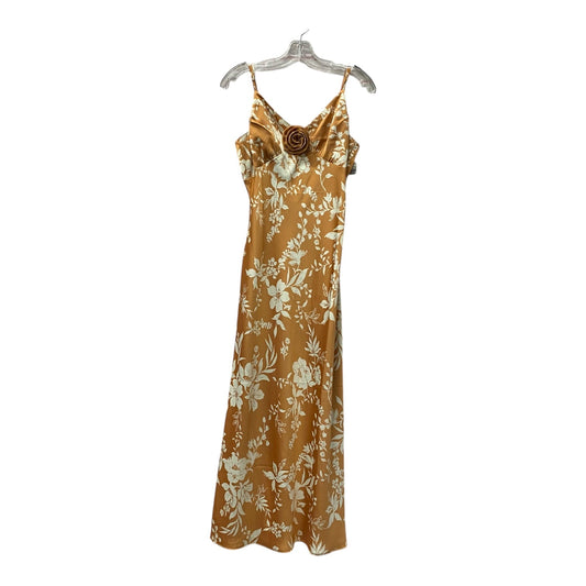 Dress Casual Maxi By Blu Pepper In Orange, Size:M