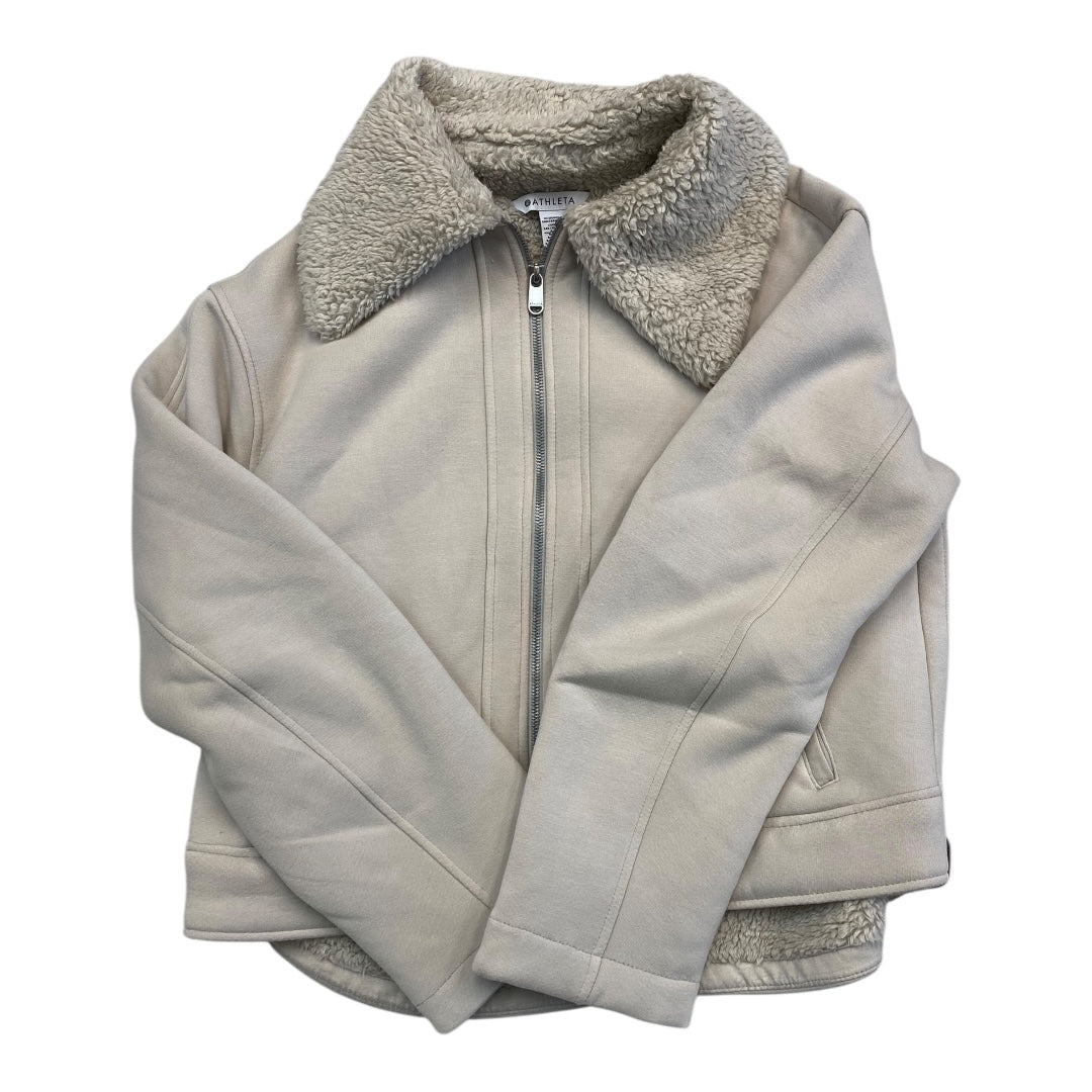 Jacket Other By Athleta In Cream, Size:M