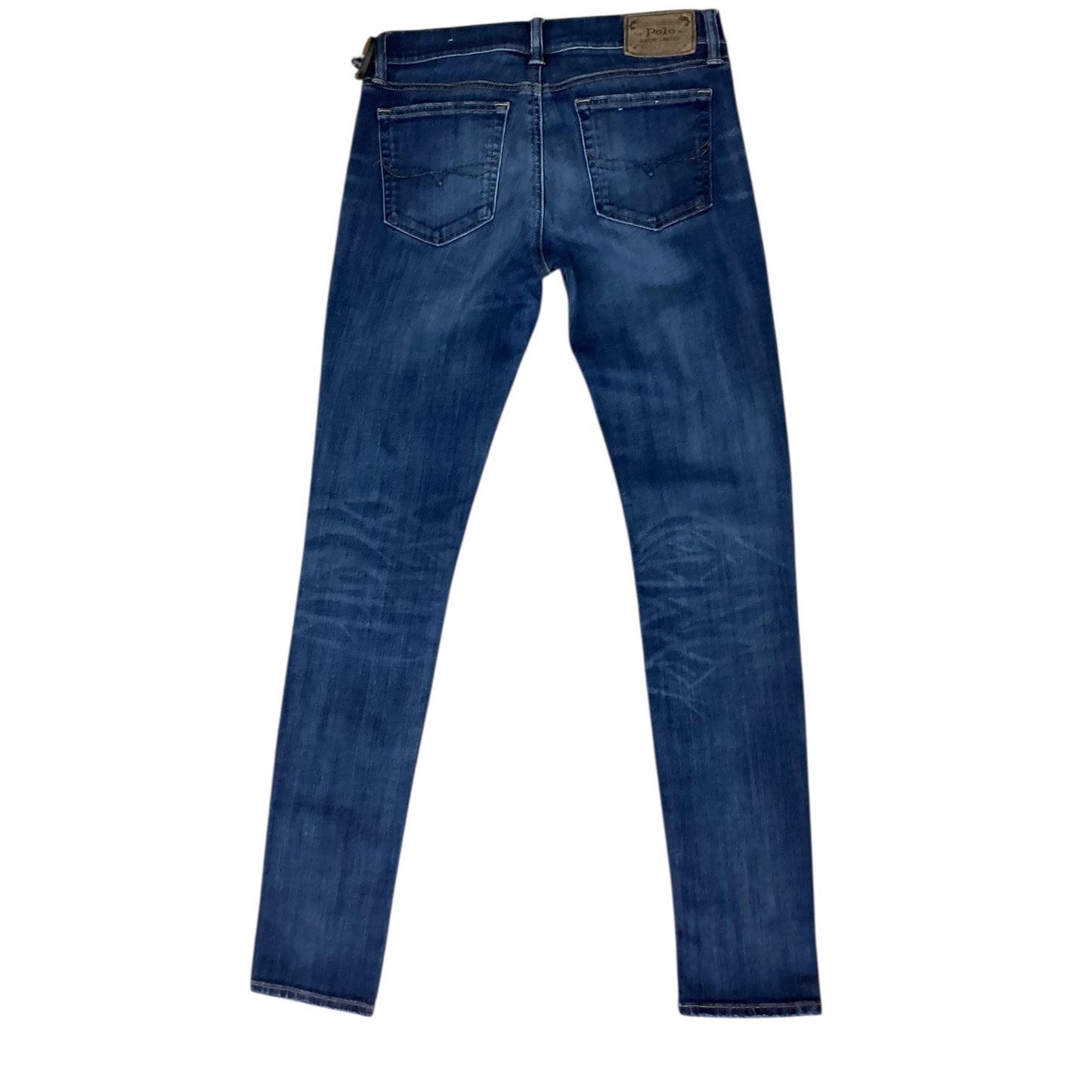 Jeans Skinny By Polo Ralph Lauren In Blue Denim, Size:6