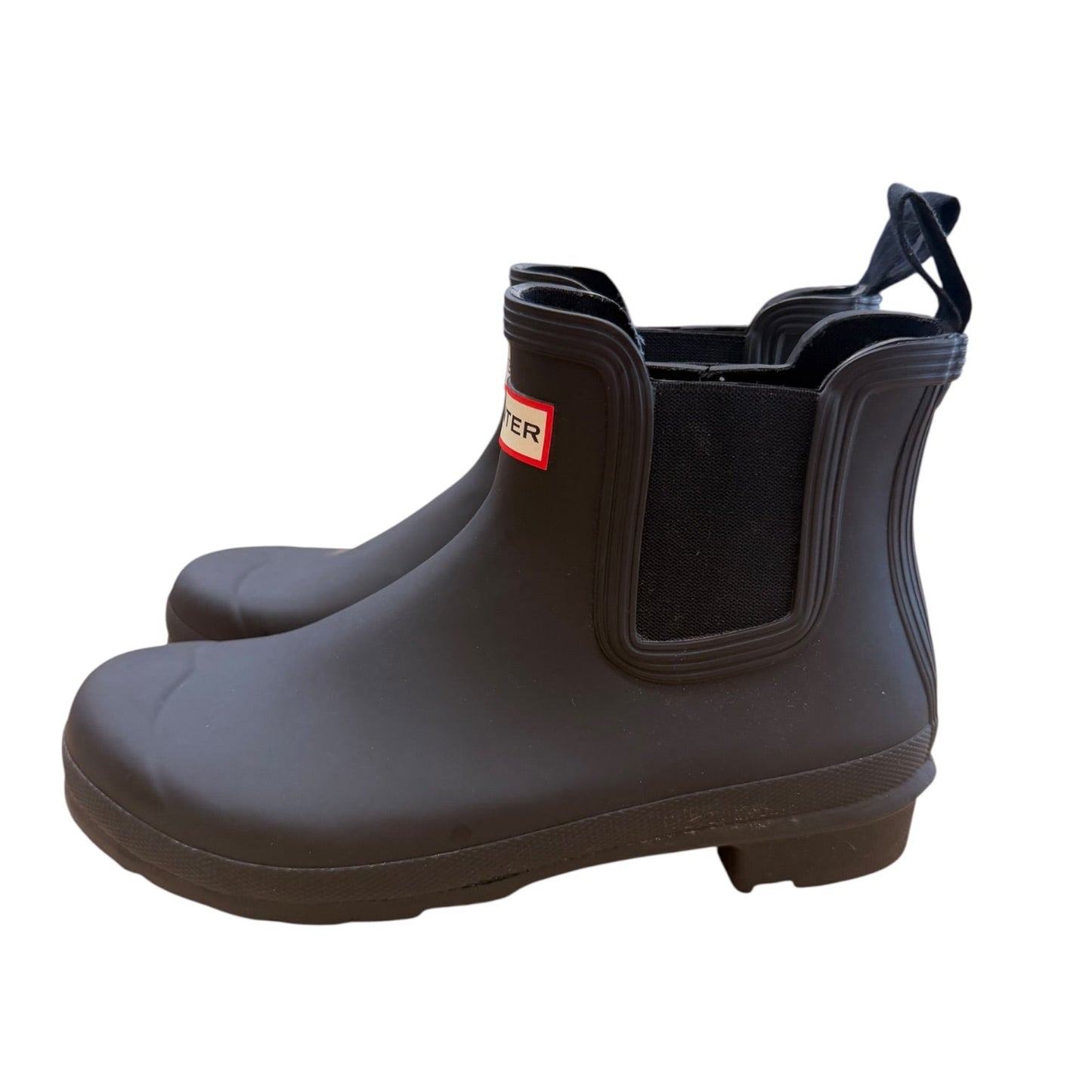 Boots Rain By Hunter In Black, Size:8