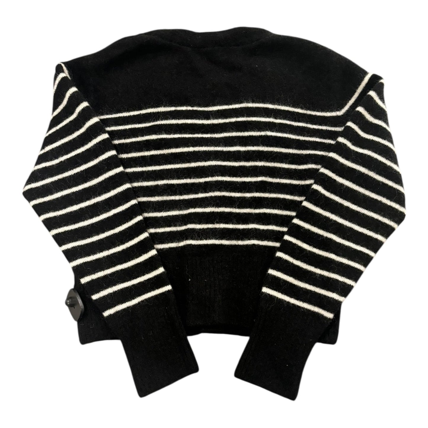 Sweater Cardigan By PARIS ATELIER & OTHER STORIES In Black & White, Size:S
