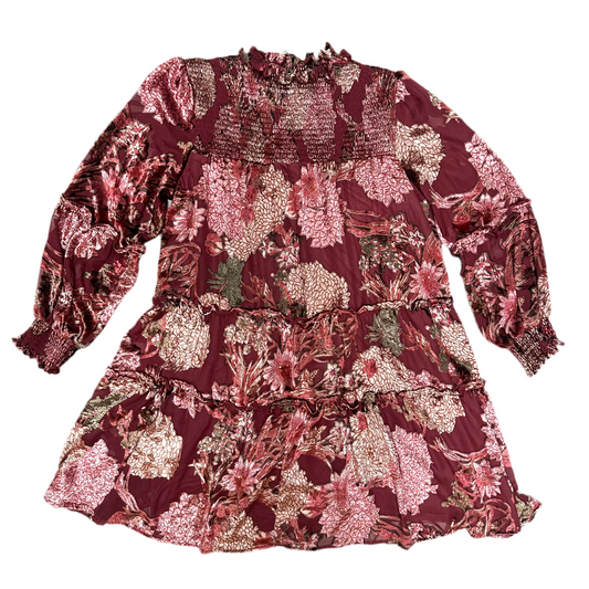 Dress Casual Short By Uncle Frank In Maroon, Size: Xl