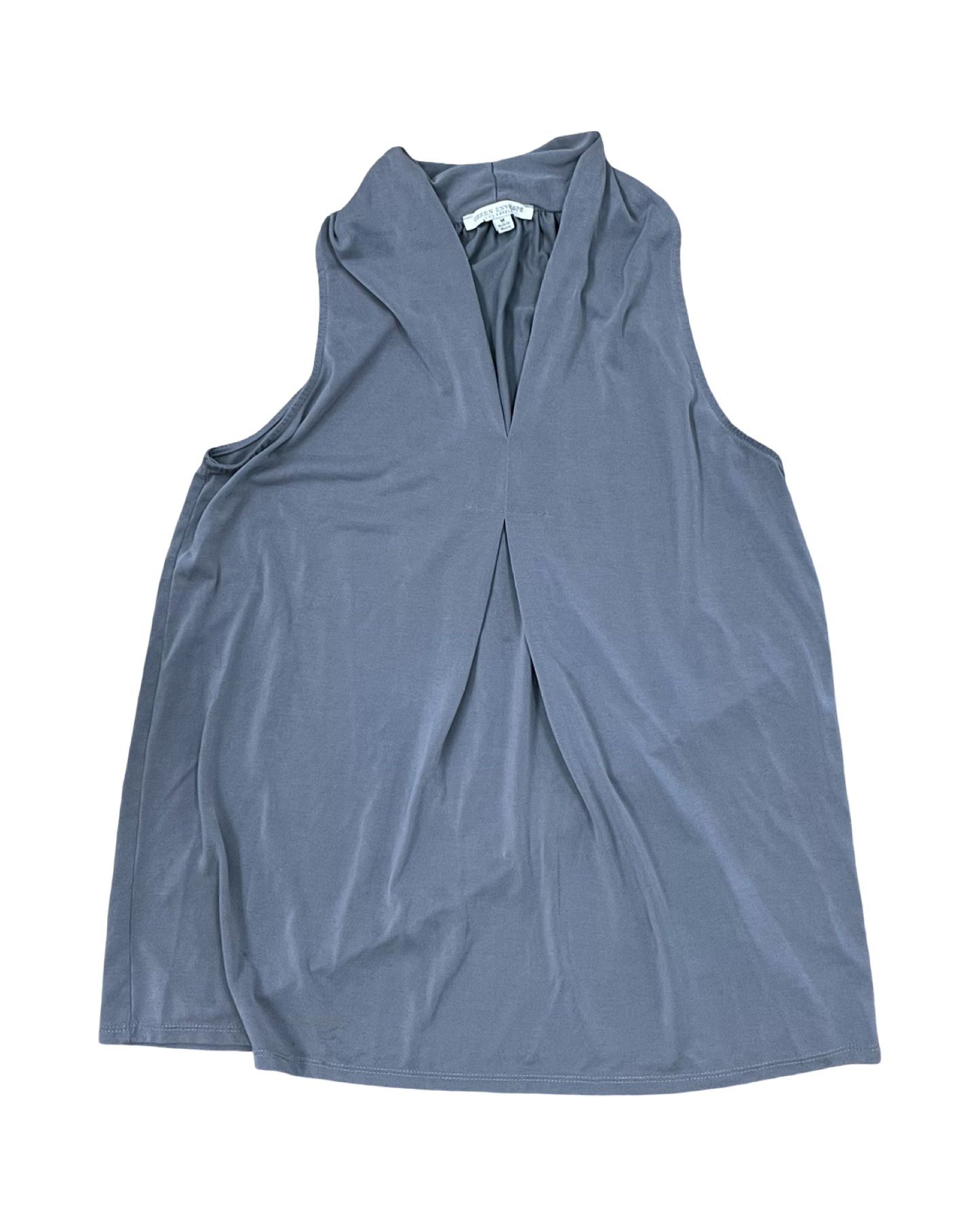 Top Sleeveless By Green Envelope In Grey, Size:M