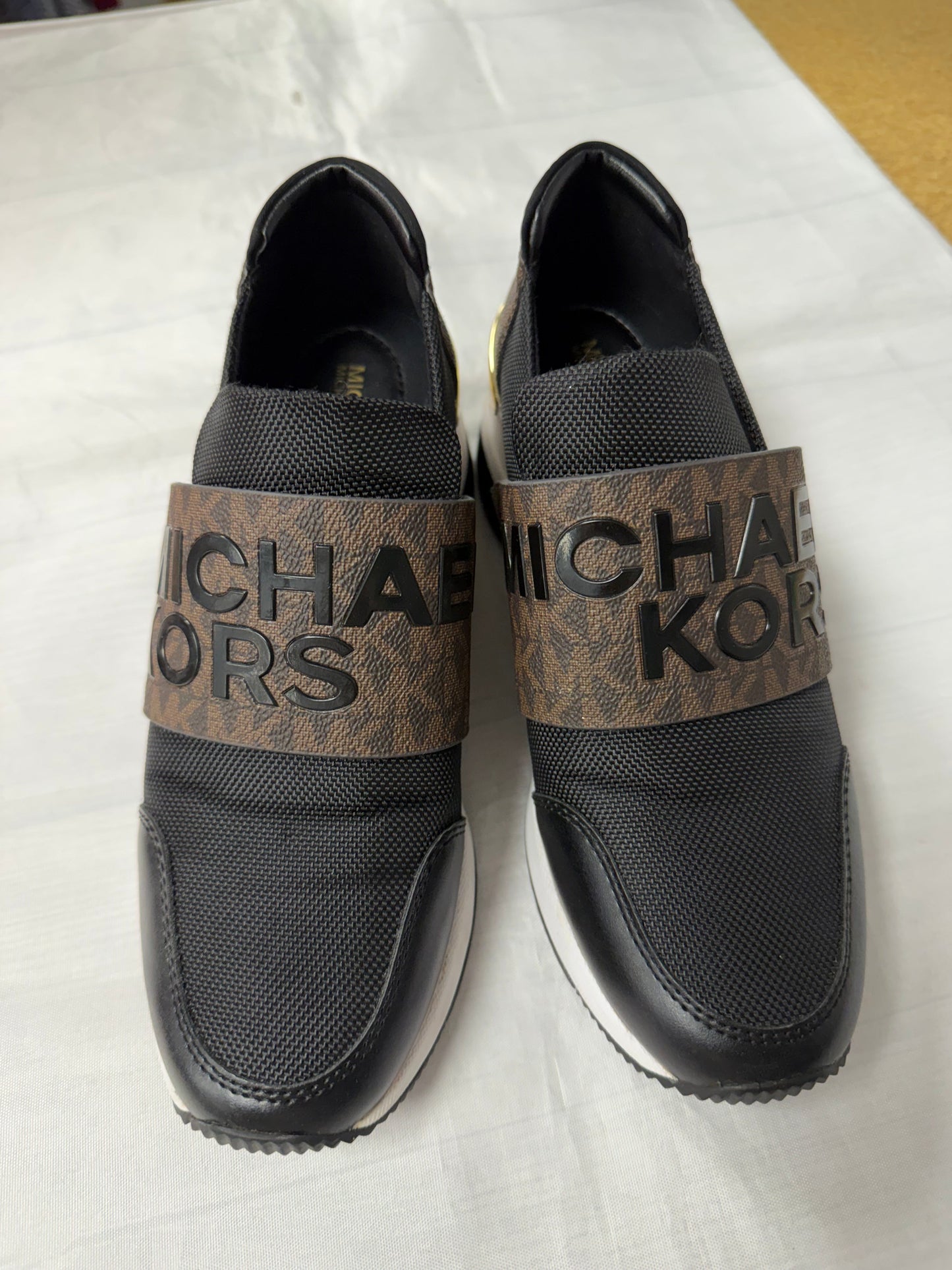 Shoes Designer By Michael Kors In Black, Size:6.5