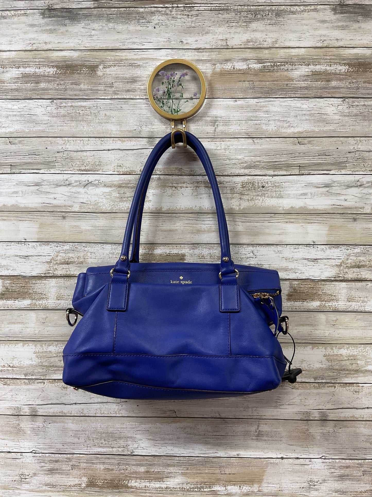 Handbag Designer By Kate Spade In Blue, Size:Medium