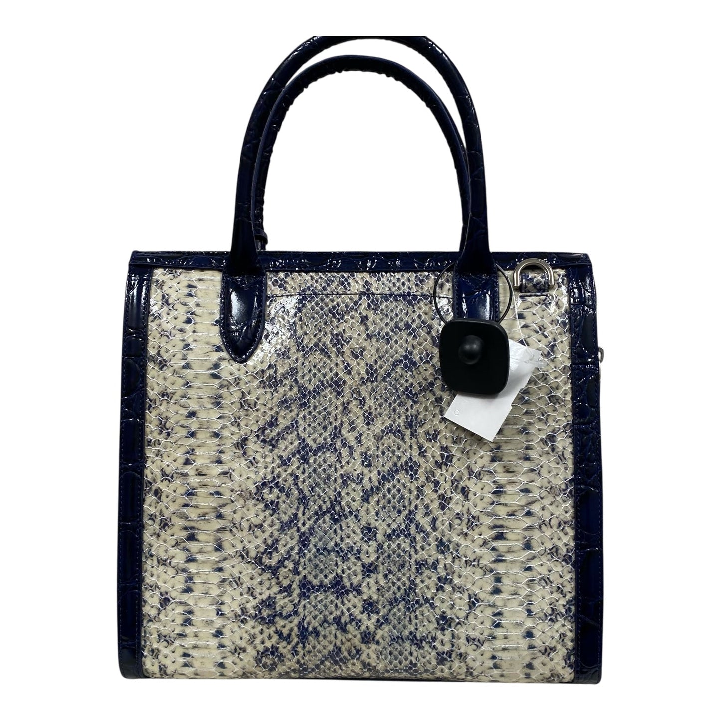 Handbag Designer By Brahmin In Snakeskin Print, Size:Medium