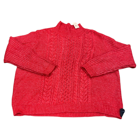 Sweater By Loft In Red, Size:16