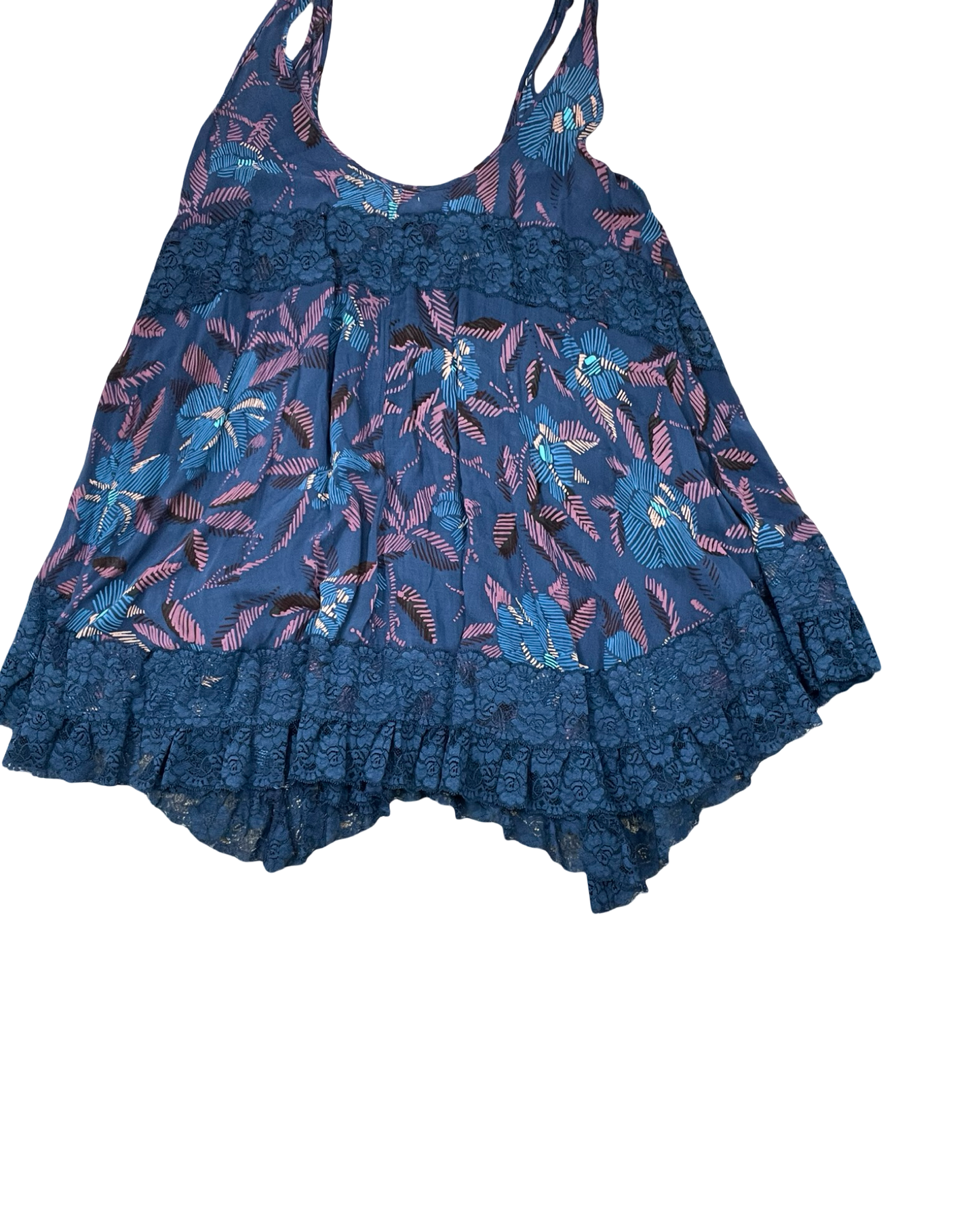 Top Sleeveless By Free People In Blue, Size:S
