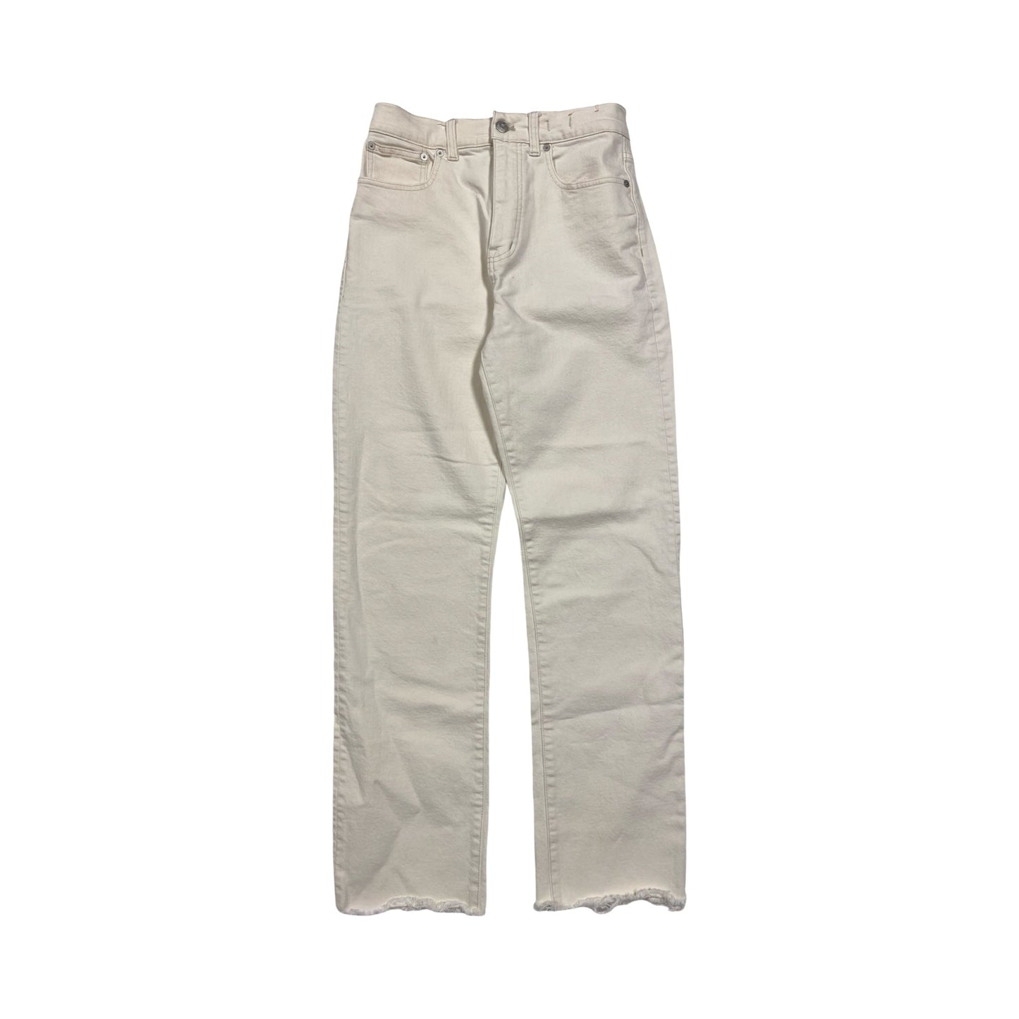 Jeans Straight By Madewell In Cream, Size:4L