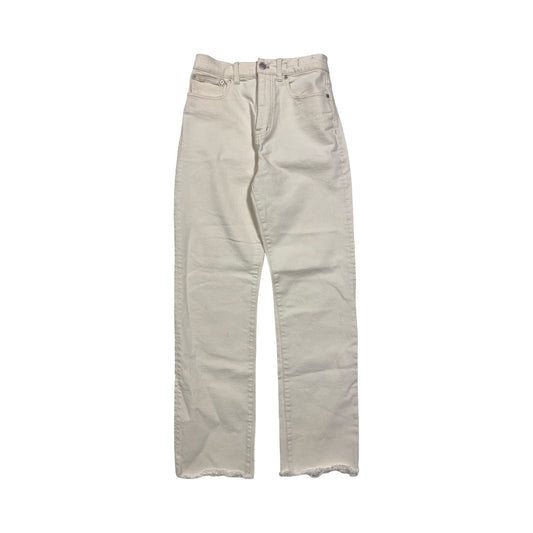 Jeans Straight By Madewell In Cream, Size:4L