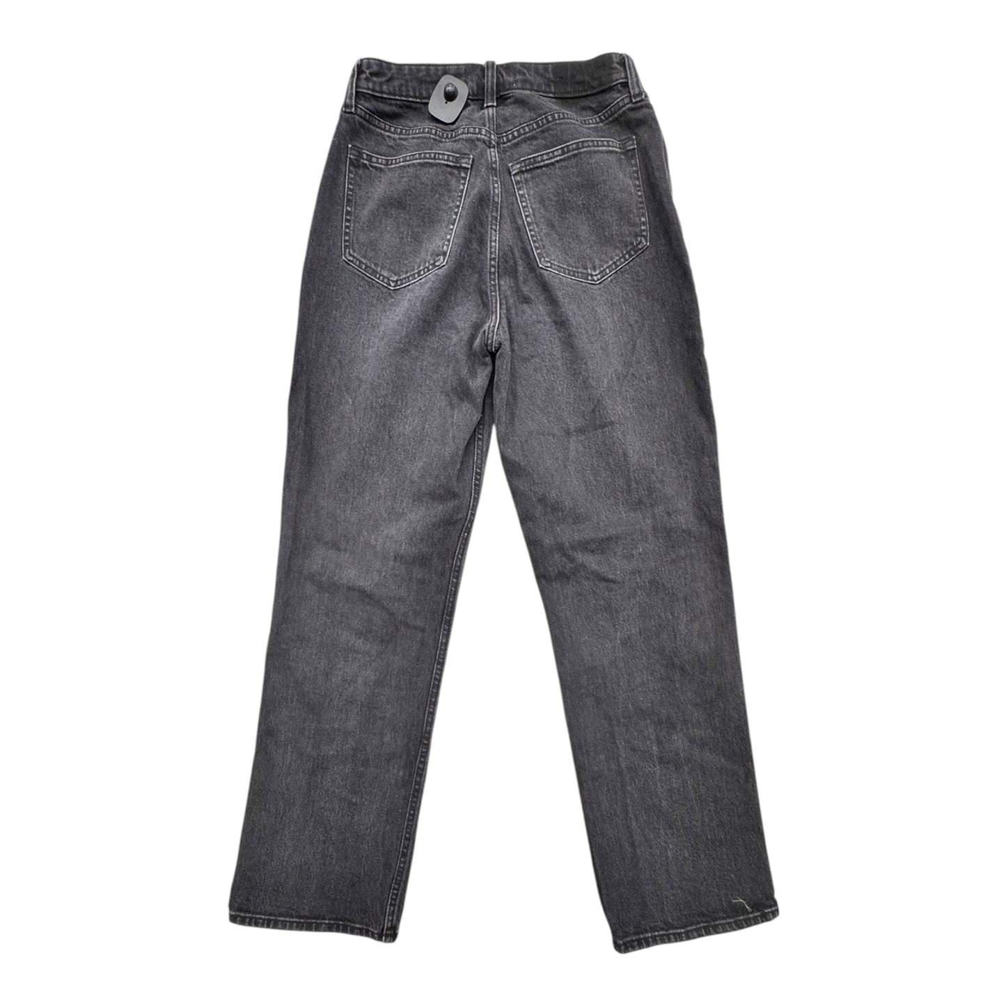Jeans Straight By Abercrombie And Fitch In Black, Size:4