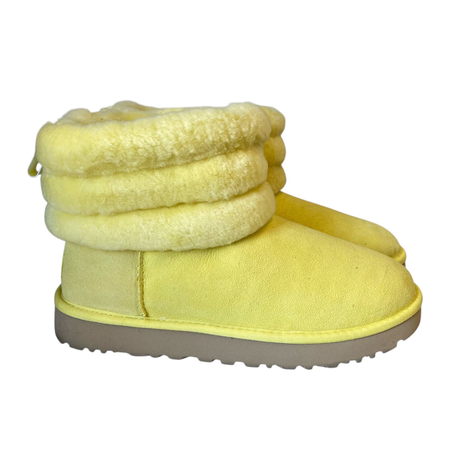 Boots Designer By Ugg In Yellow, Size:8