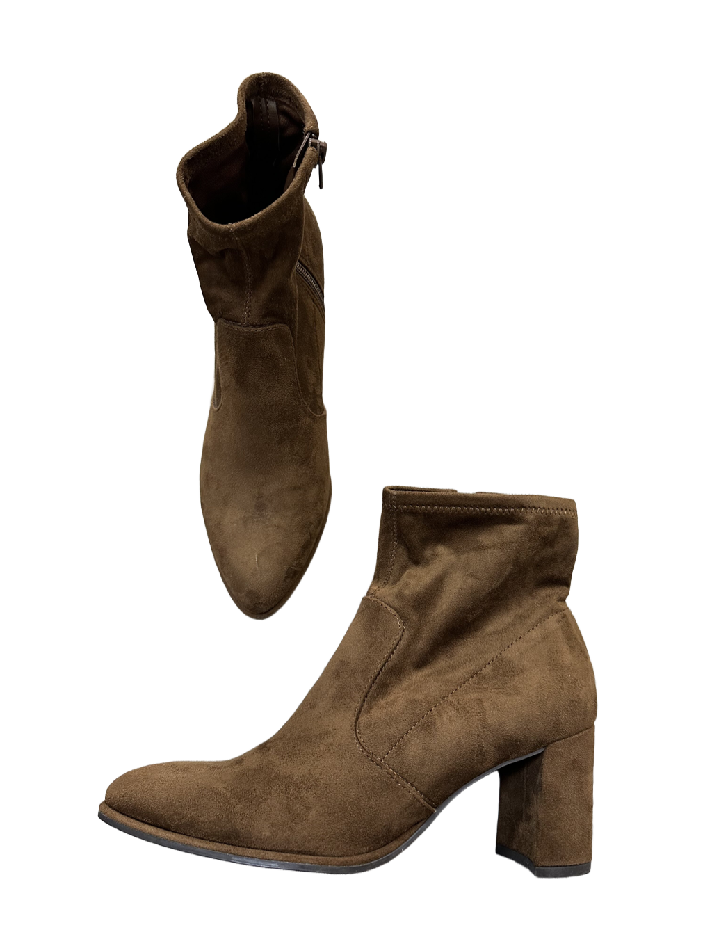 Boots Ankle Heels By Nine West  Size: 8.5