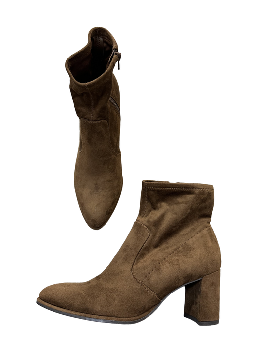 Boots Ankle Heels By Nine West  Size: 8.5