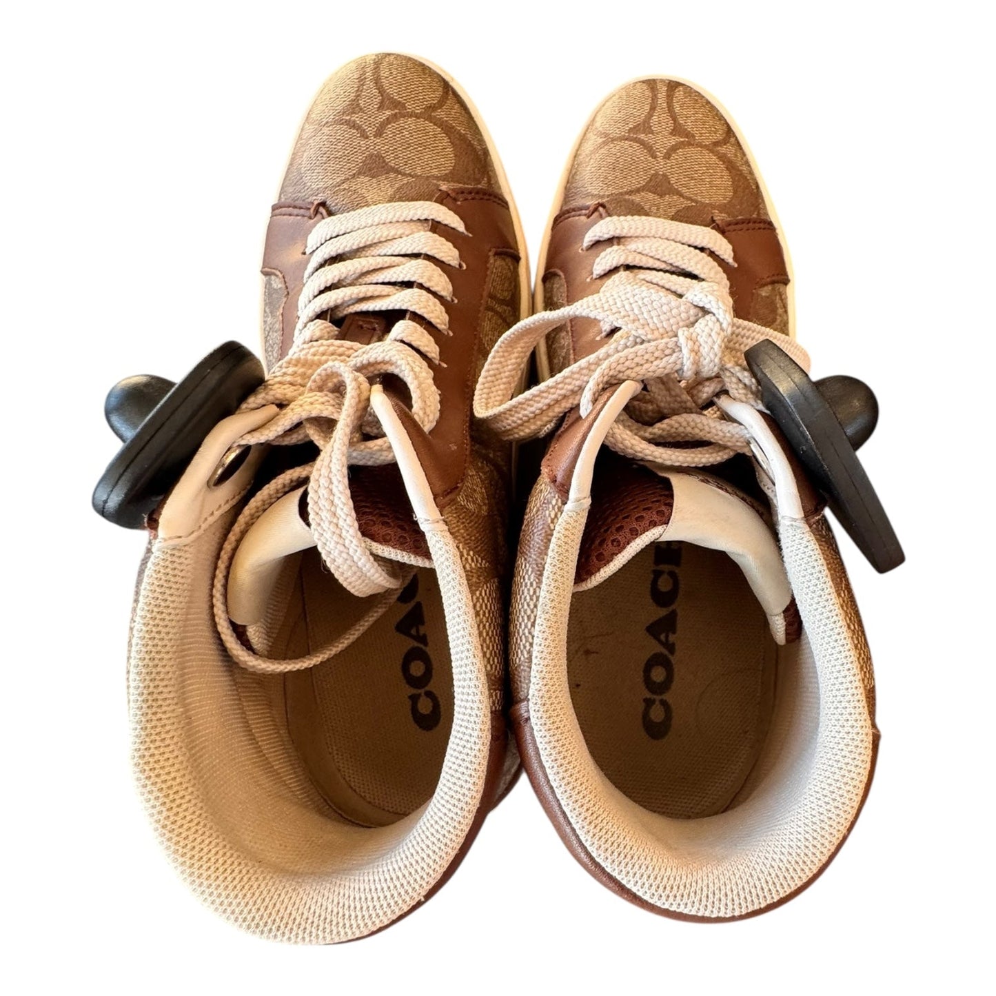 Shoes Designer By Coach In Brown, Size:7