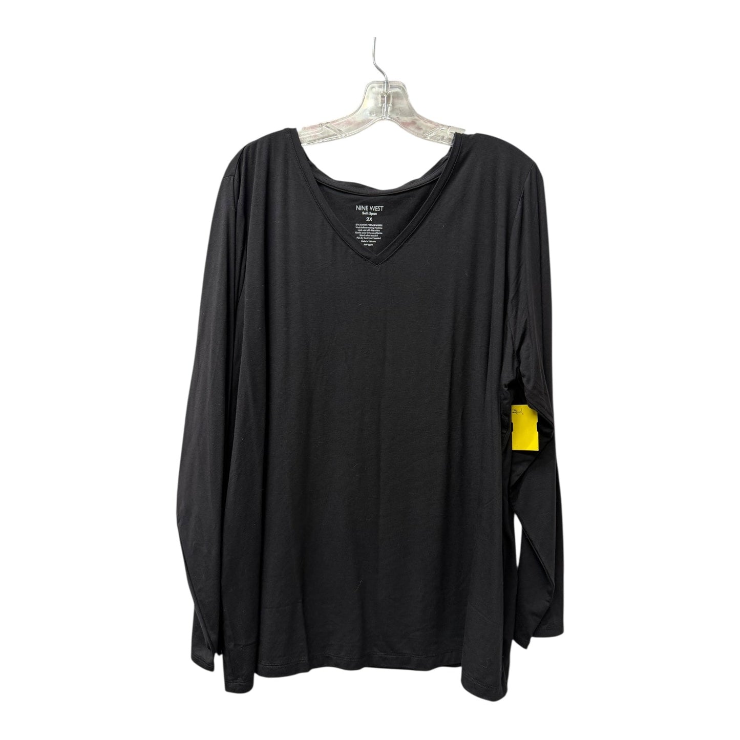 Top Ls Basic By Nine West In Black, Size:2X
