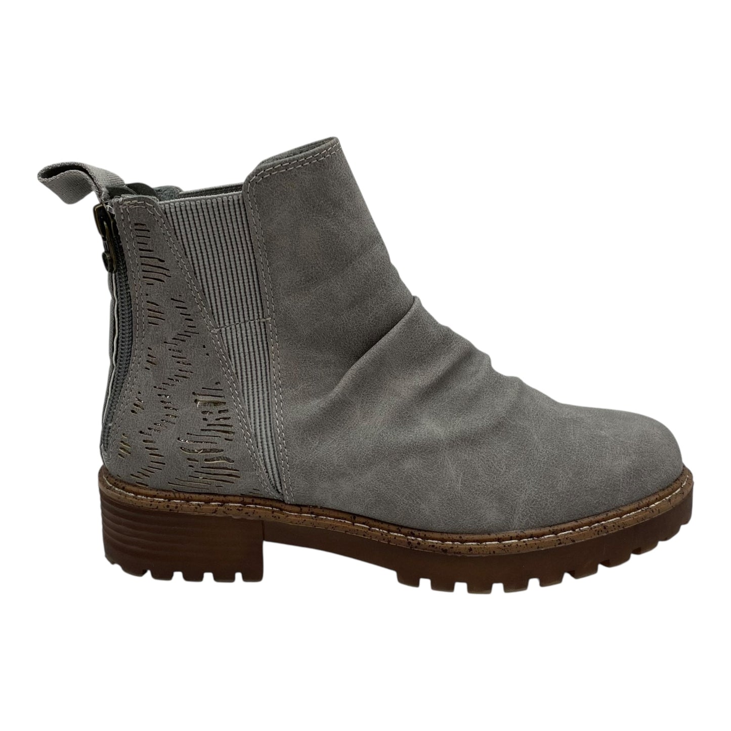 Boots Ankle Flats By Blowfish In Grey, Size:8