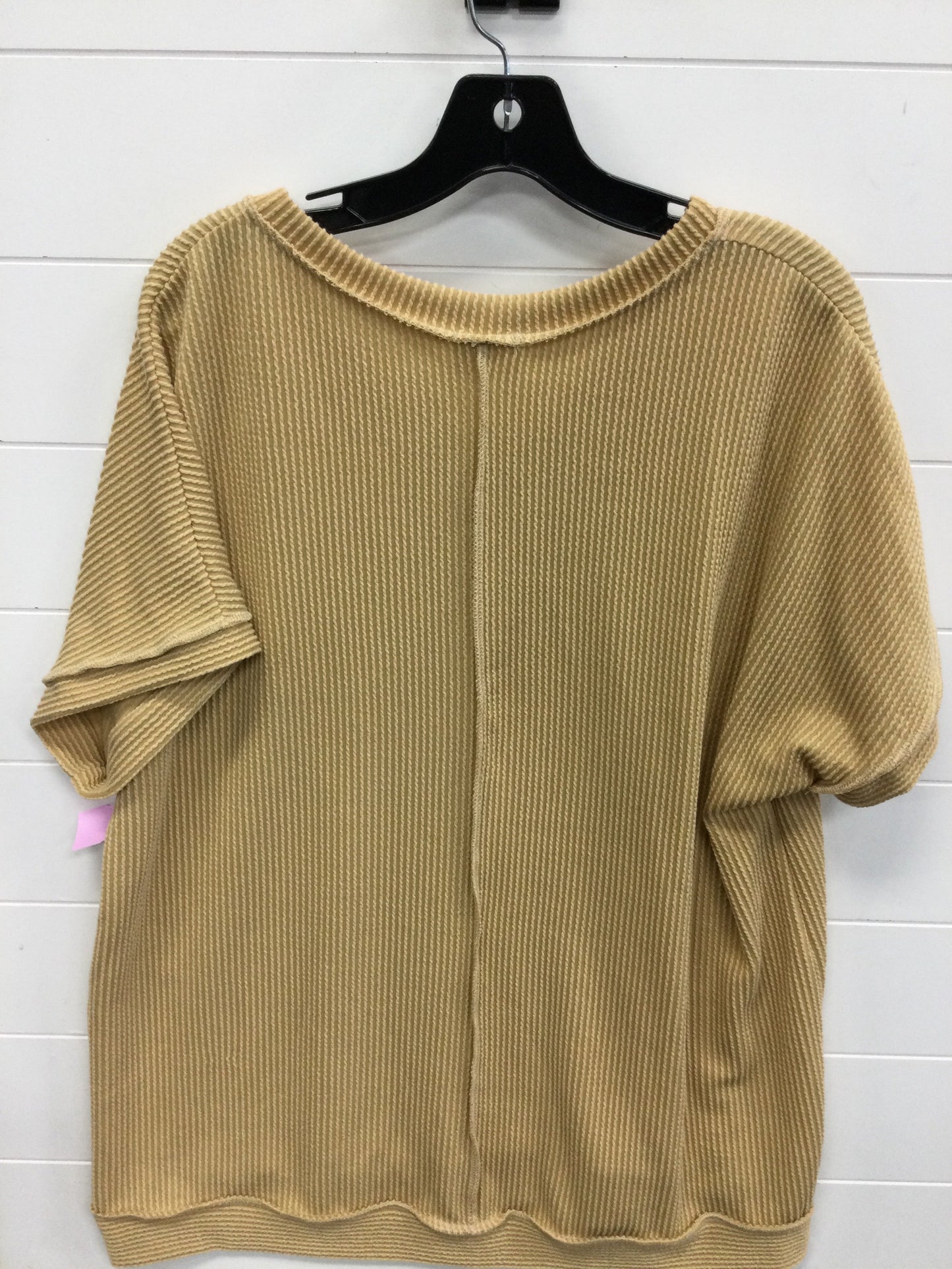 Top Ss By Lovely Melody In Yellow, Size:1X