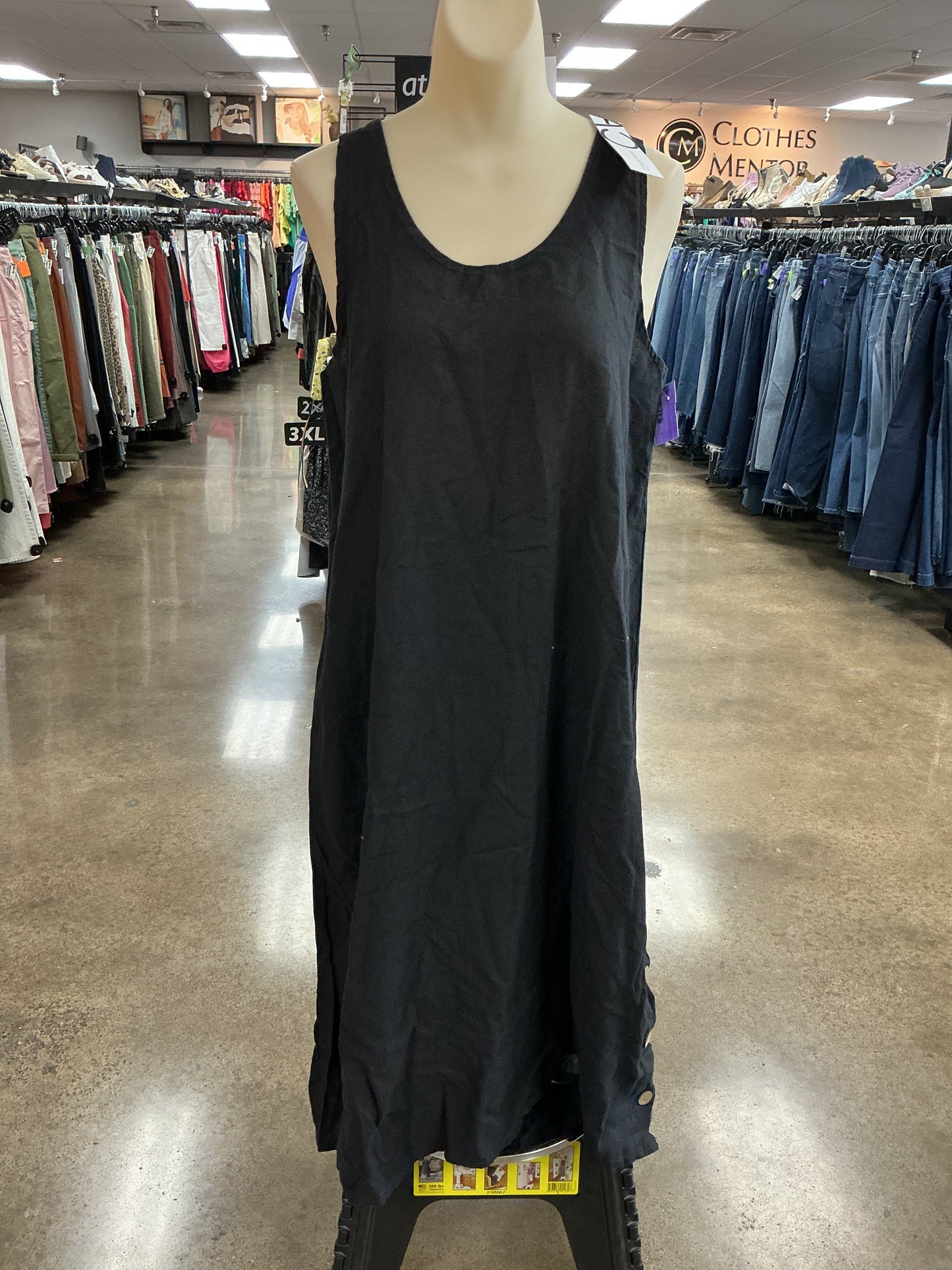 Dress Casual Maxi By Clothes Mentor In Black, Size:M