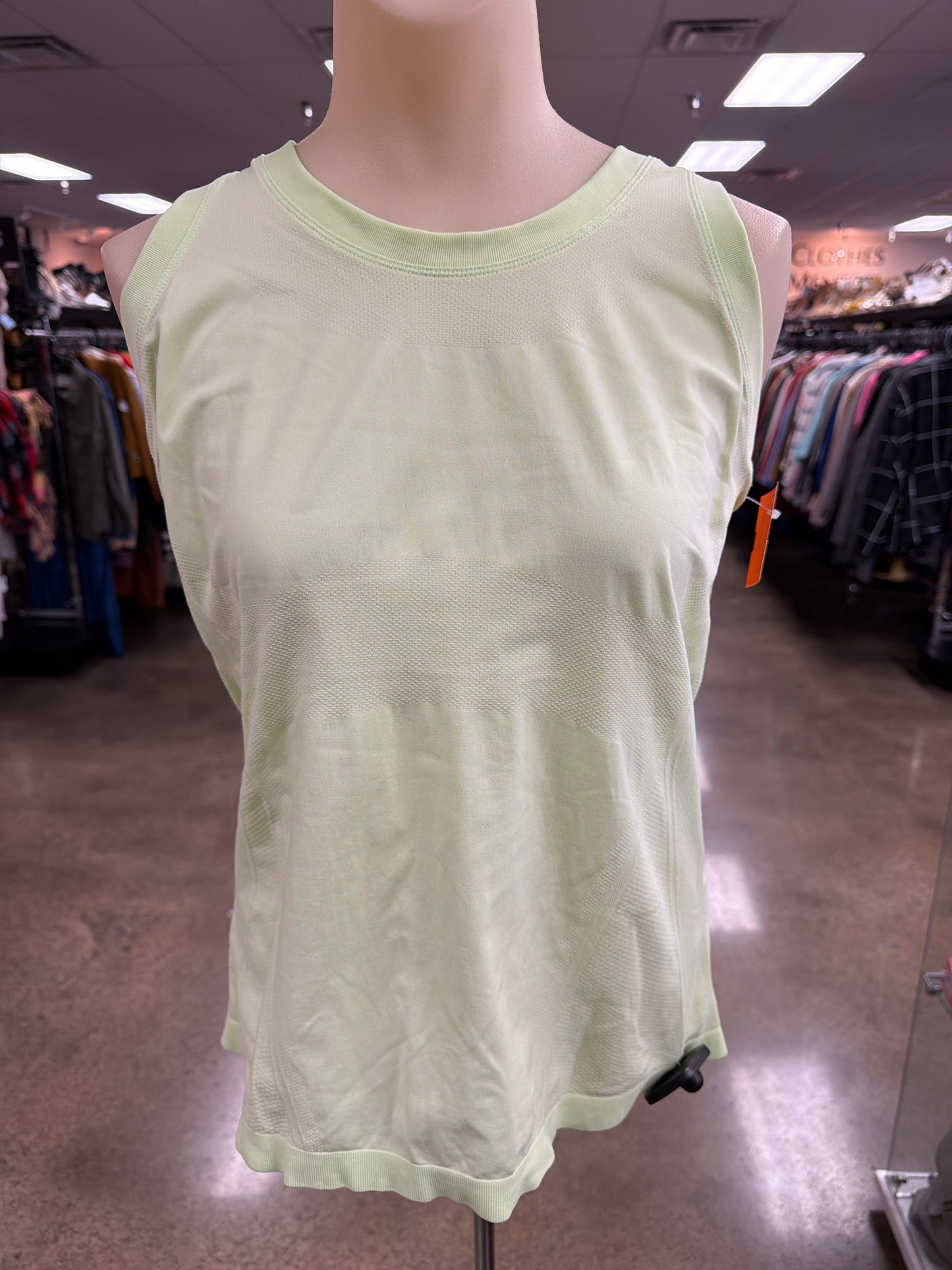 Athletic Tank Top By Athleta In Yellow, Size:L