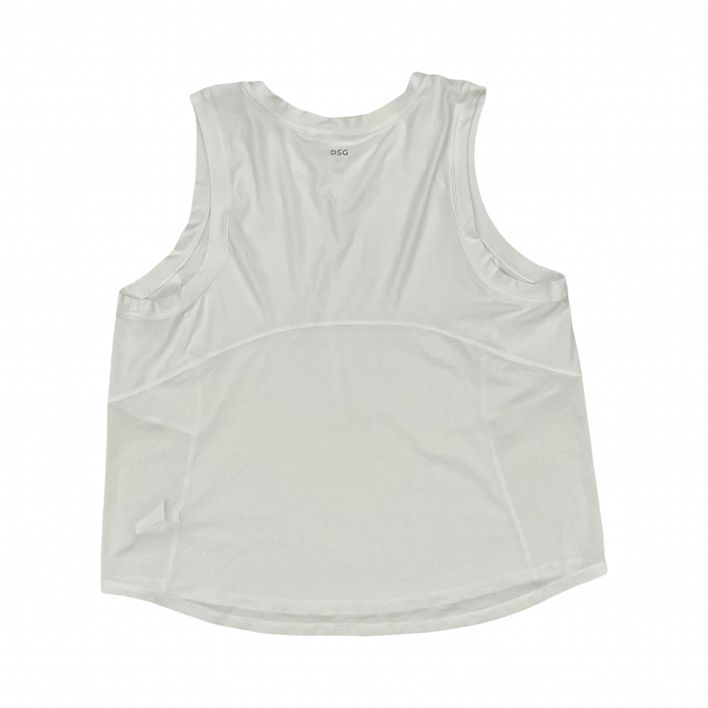 Athletic Tank Top By Dsg Outerwear In White, Size:Xl