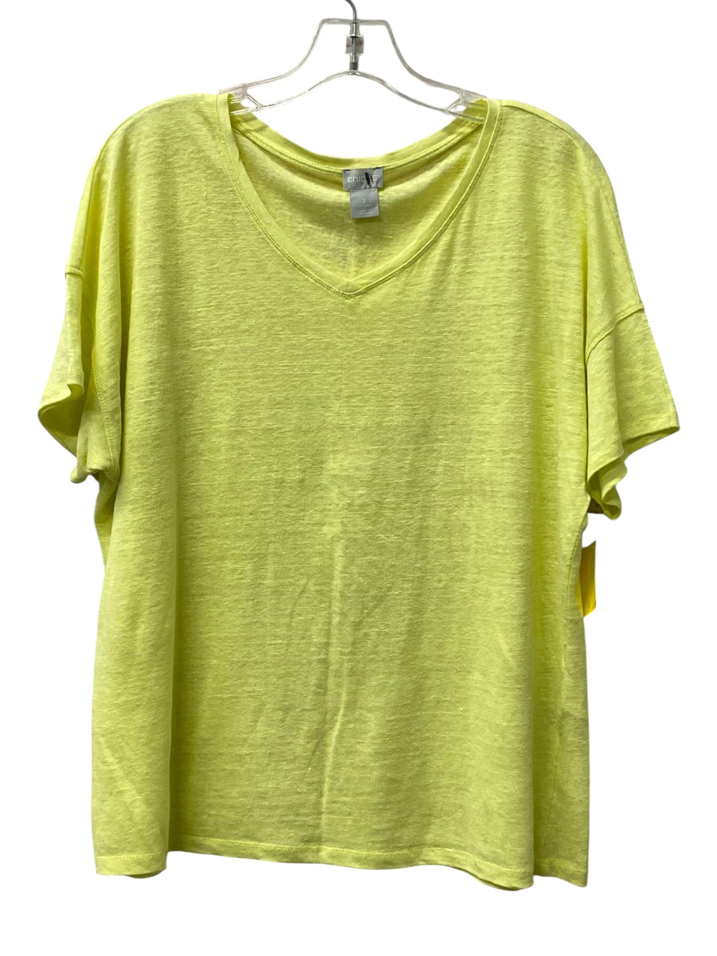 Top Ss By Chicos In Yellow, Size:L