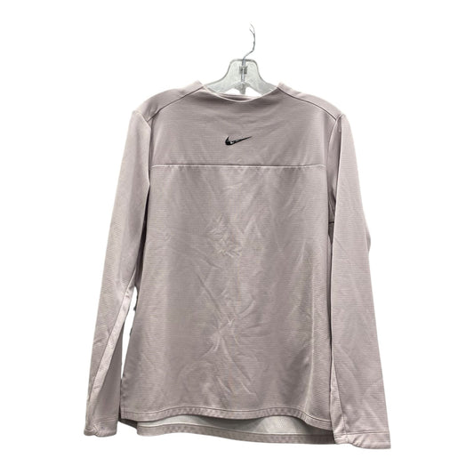 Athletic Top Ls Crewneck By Nike Apparel In Grey, Size:M