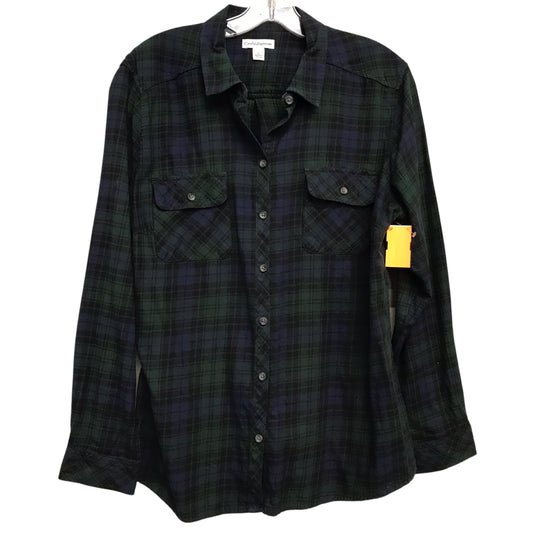 Top Ls By Croft And Barrow In Plaid Pattern, Size:L