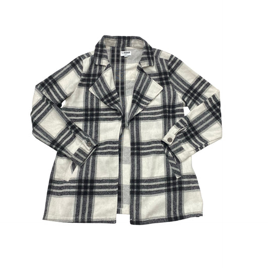 Jacket Shirt By Ci Sono In Plaid Pattern, Size:Xl