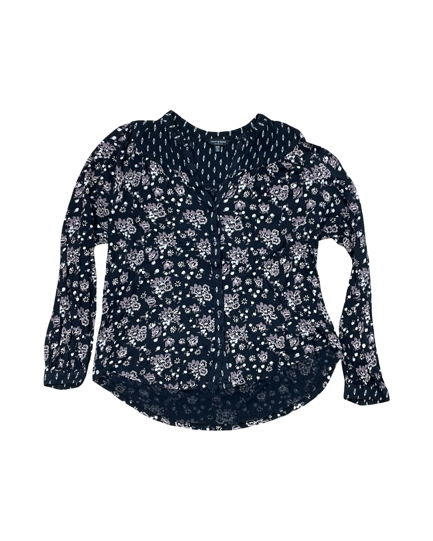 Top Ls By Lucky Brand In Black & Brown, Size:M