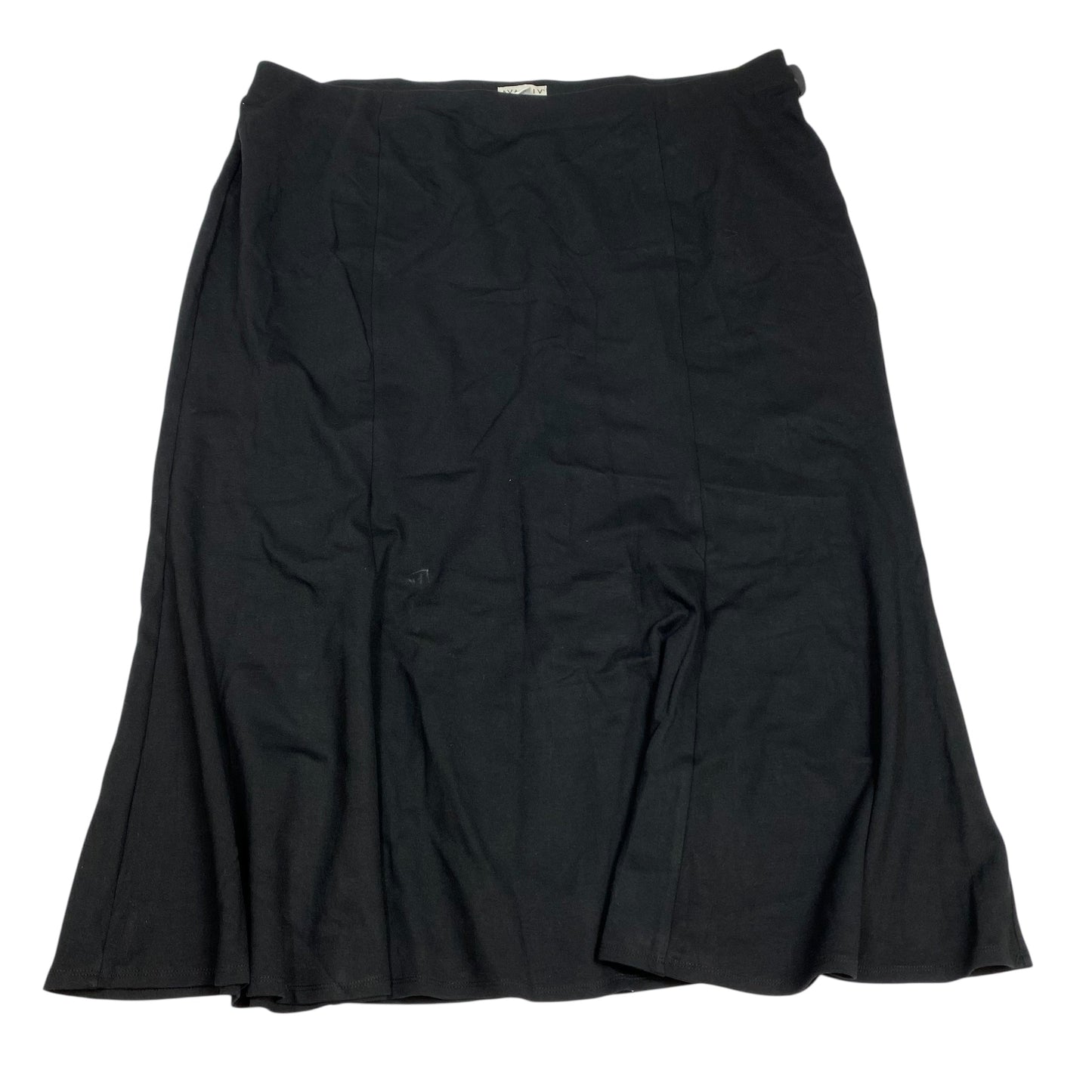 Skirt Midi By Ava & Viv In Black, Size:3X