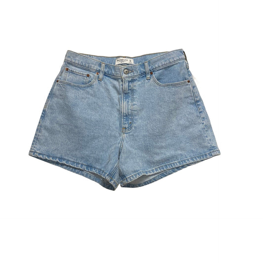 Shorts By Abercrombie And Fitch In Blue Denim, Size:12