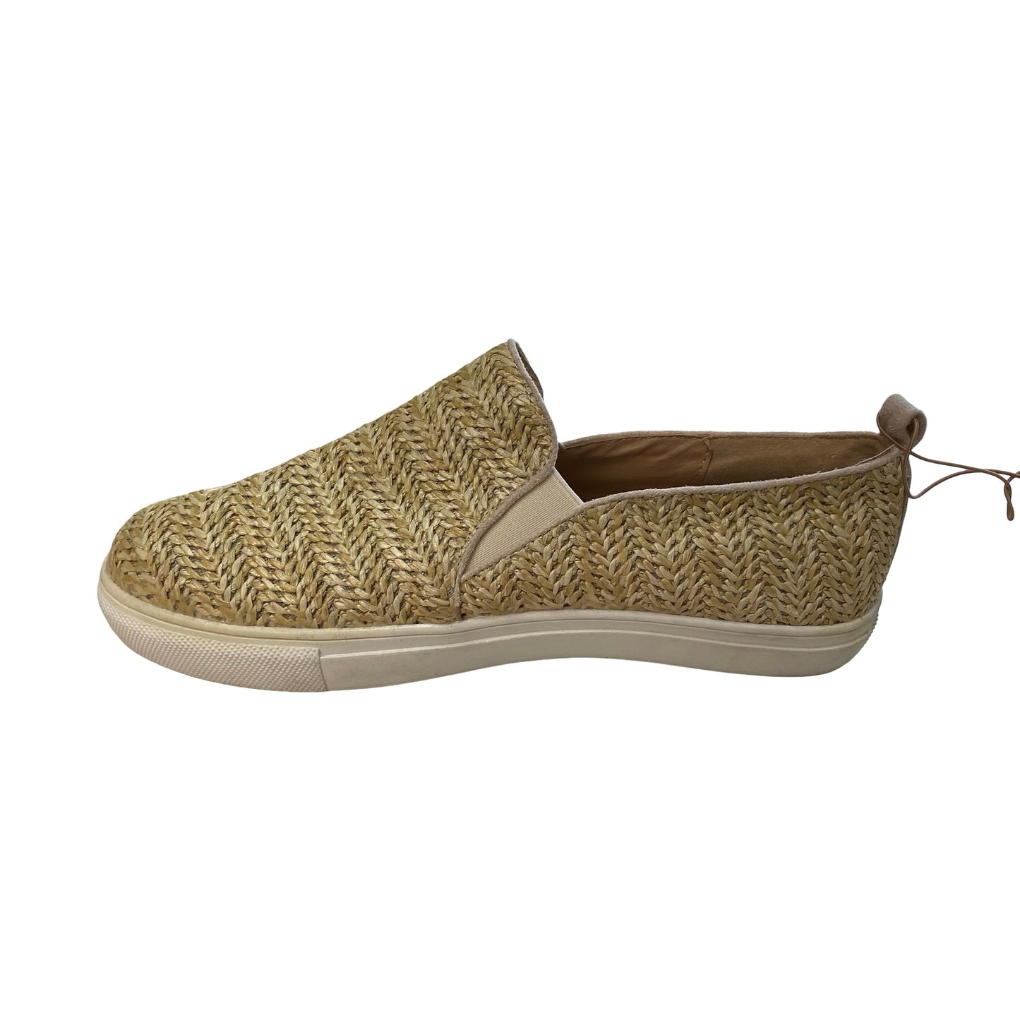 Shoes Flats By Nicole By Nicole Miller In Tan & White, Size:9