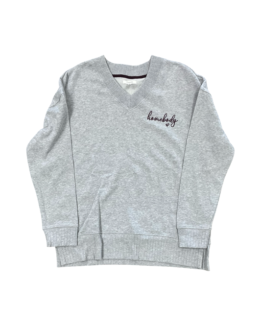 Sweatshirt Crewneck By Maurices In Grey, Size:M
