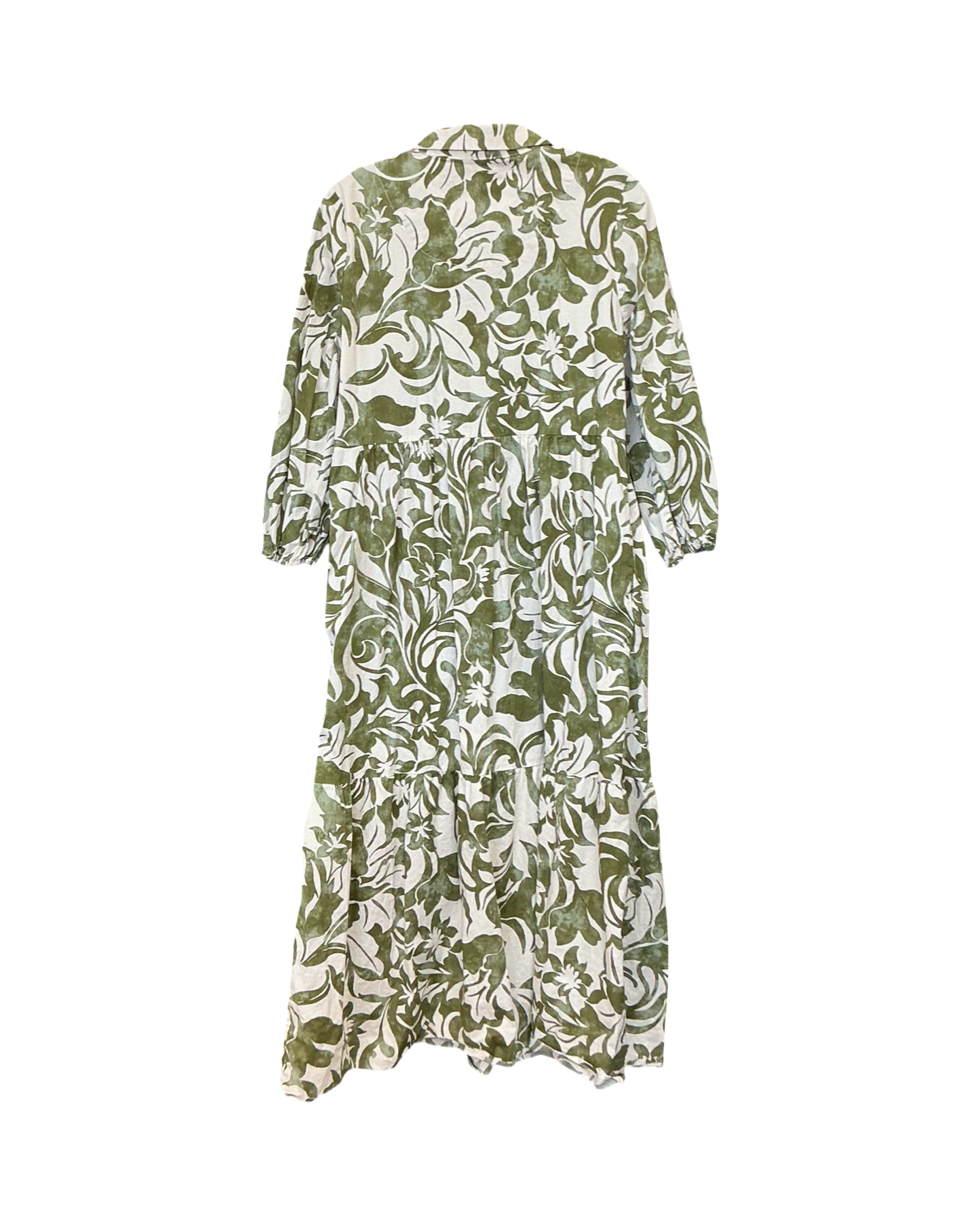 Dress Party Long By Rachel Zoe In Green & White, Size:M