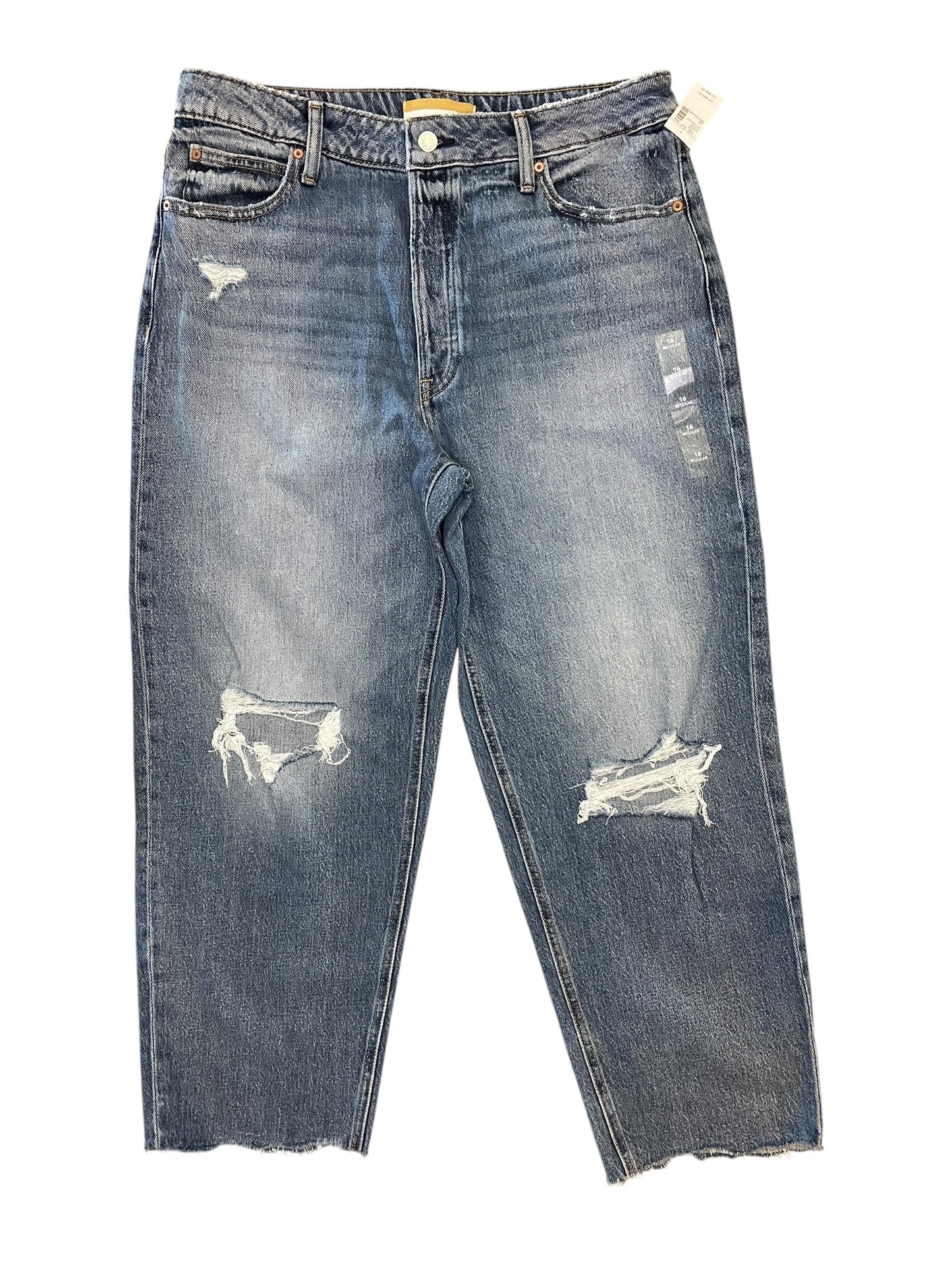 Jeans Straight By Maurices In Blue Denim, Size:16