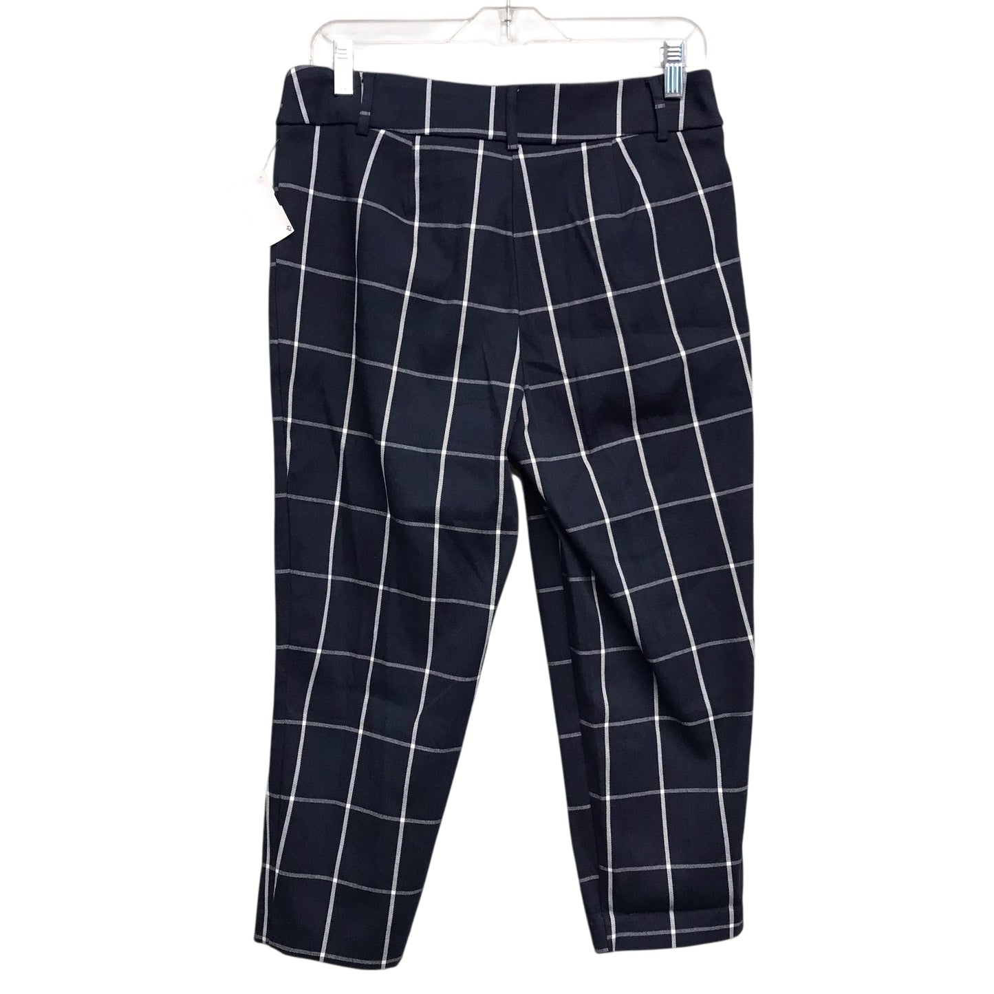 Pants Cropped By Time And Tru In Blue & White, Size:6