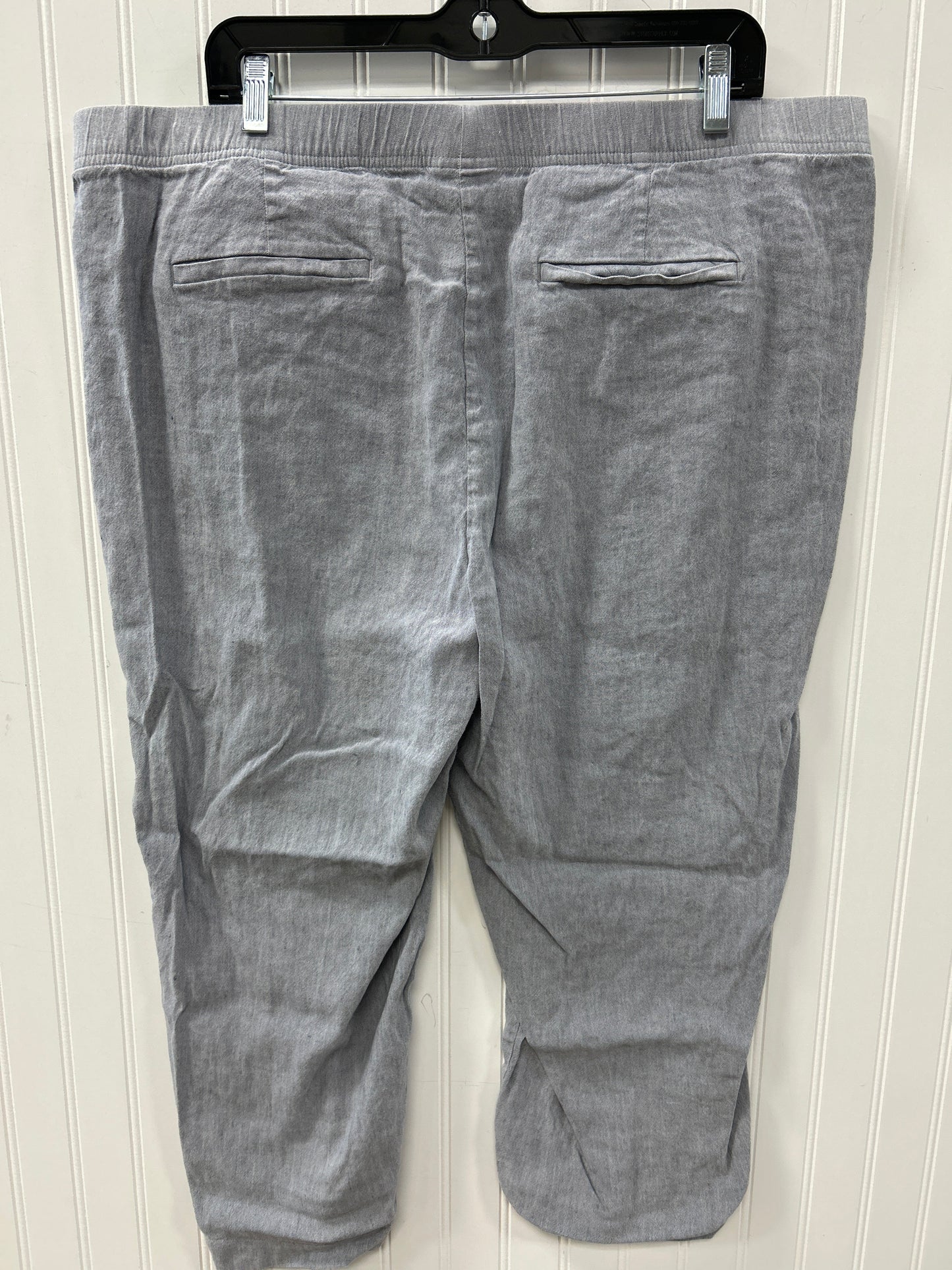 Capris By J. Jill In Grey, Size:2X
