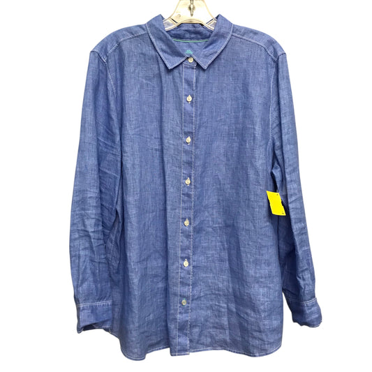Top Ls By Tommy Bahama In Blue, Size:Xl