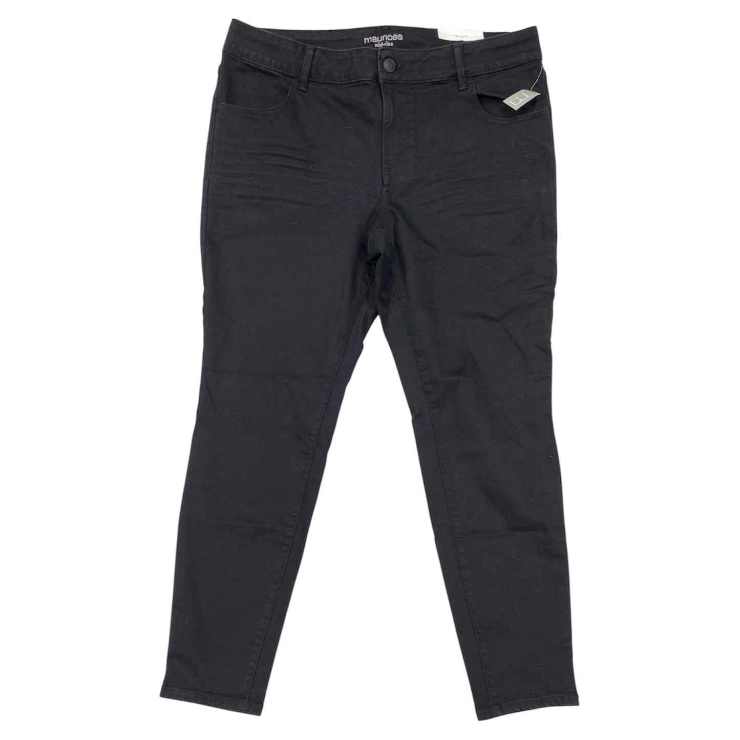 Jeans Skinny By Maurices In Black, Size:18