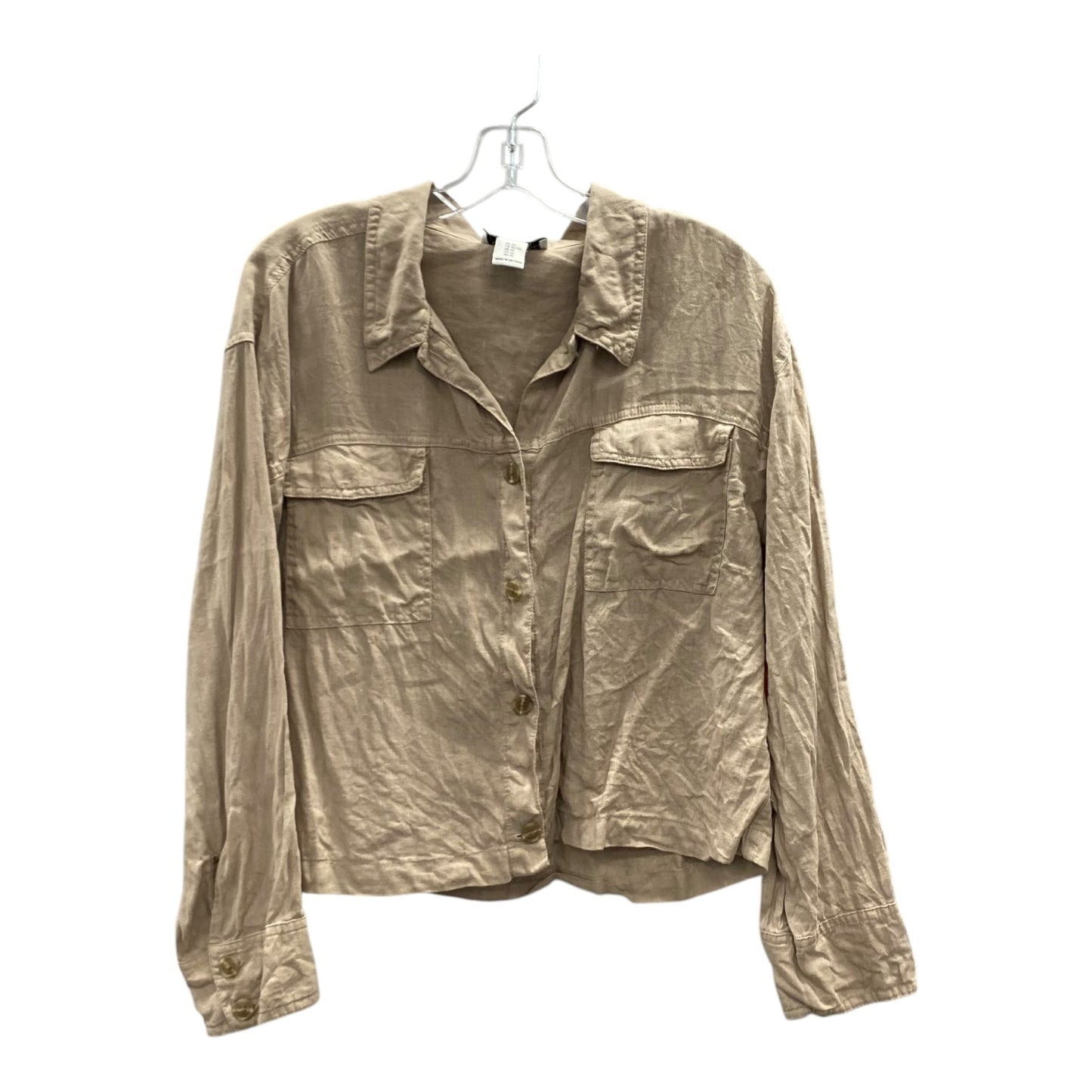Top Ls By Rachel Zoe In Tan, Size:Xl
