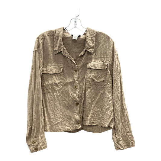 Top Ls By Rachel Zoe In Tan, Size:Xl