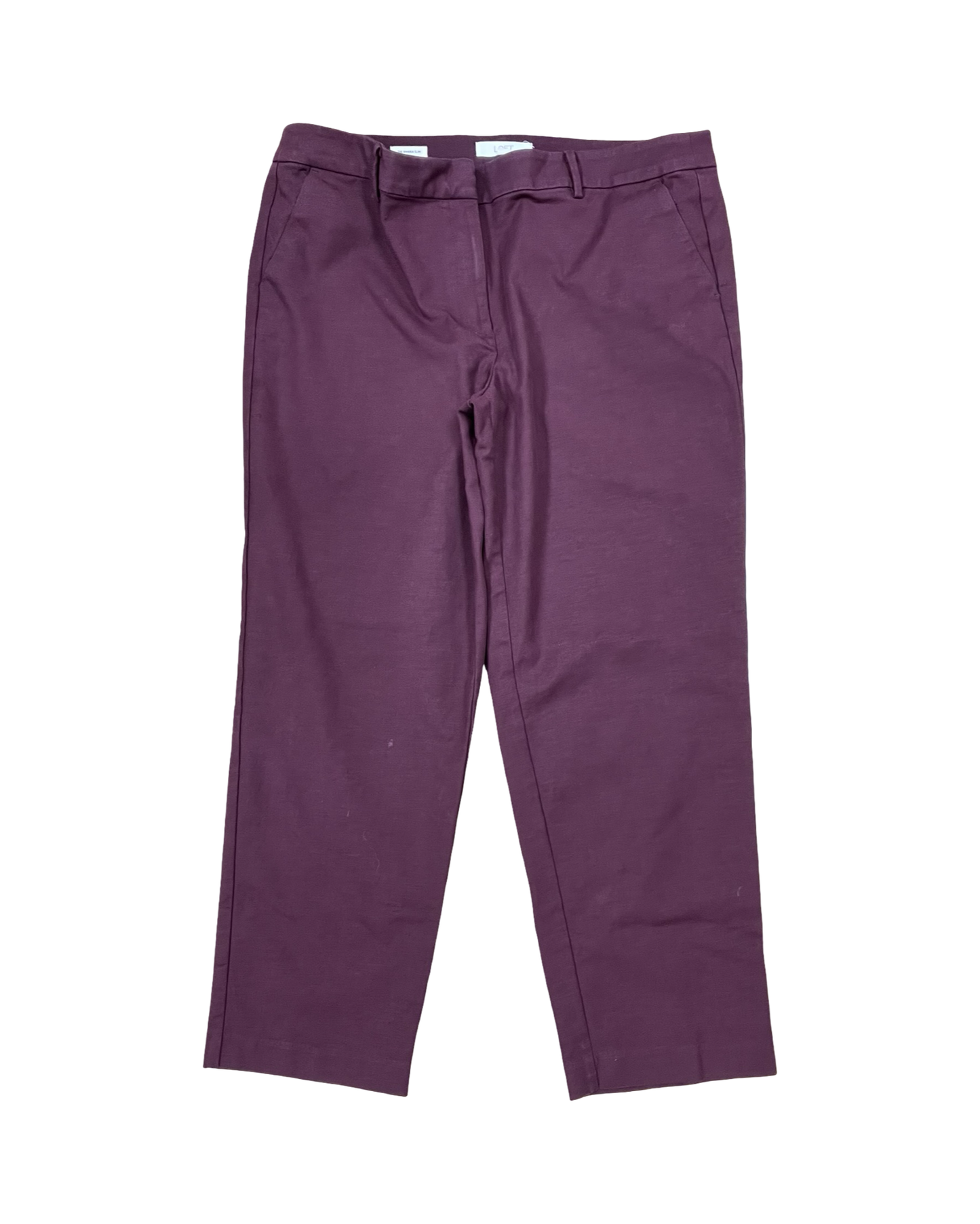 Pants Dress By Loft In Maroon, Size:16L