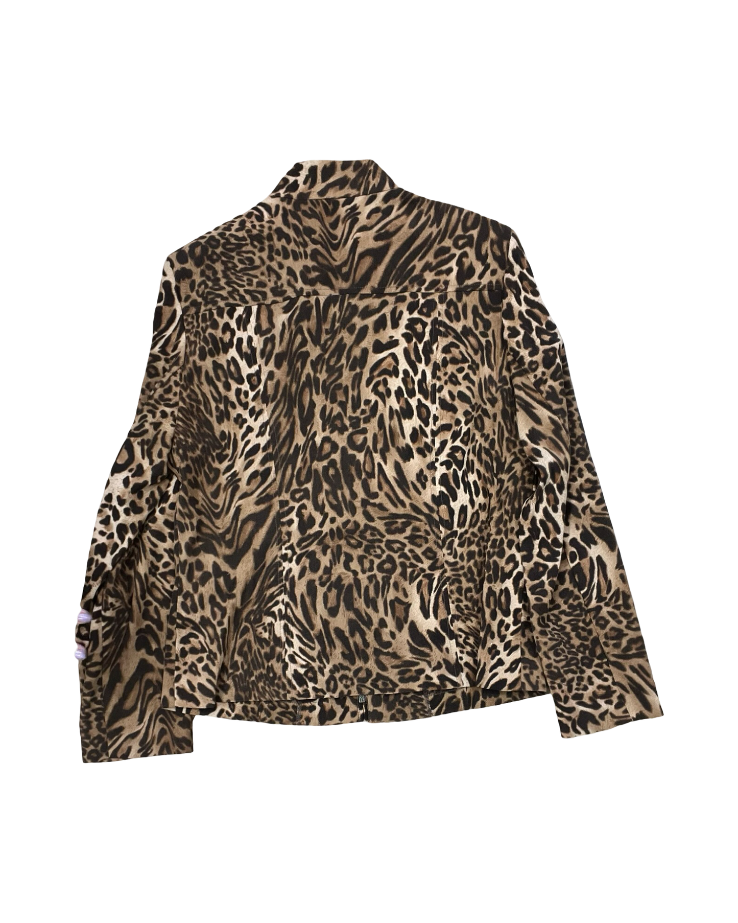 Blazer By Dressbarn In Animal Print, Size:M