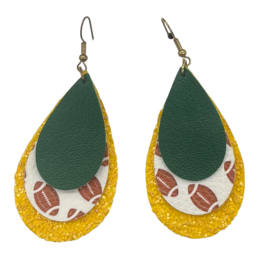 Earrings Dangle/Drop By  Cme In Green & Yellow