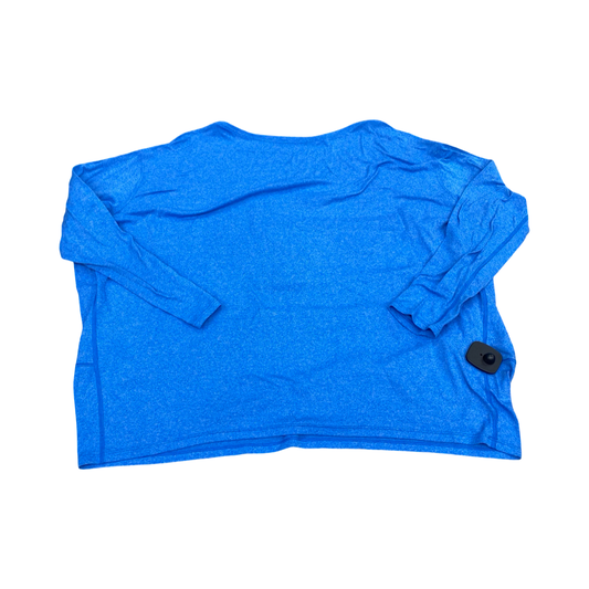 Athletic Top Ls Crewneck By Lululemon In Blue, Size:L