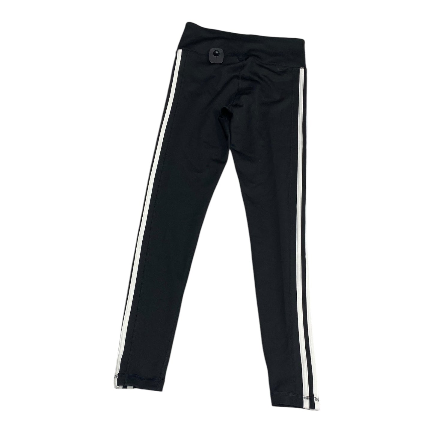 Athletic Leggings By Adidas In Black & White, Size:M