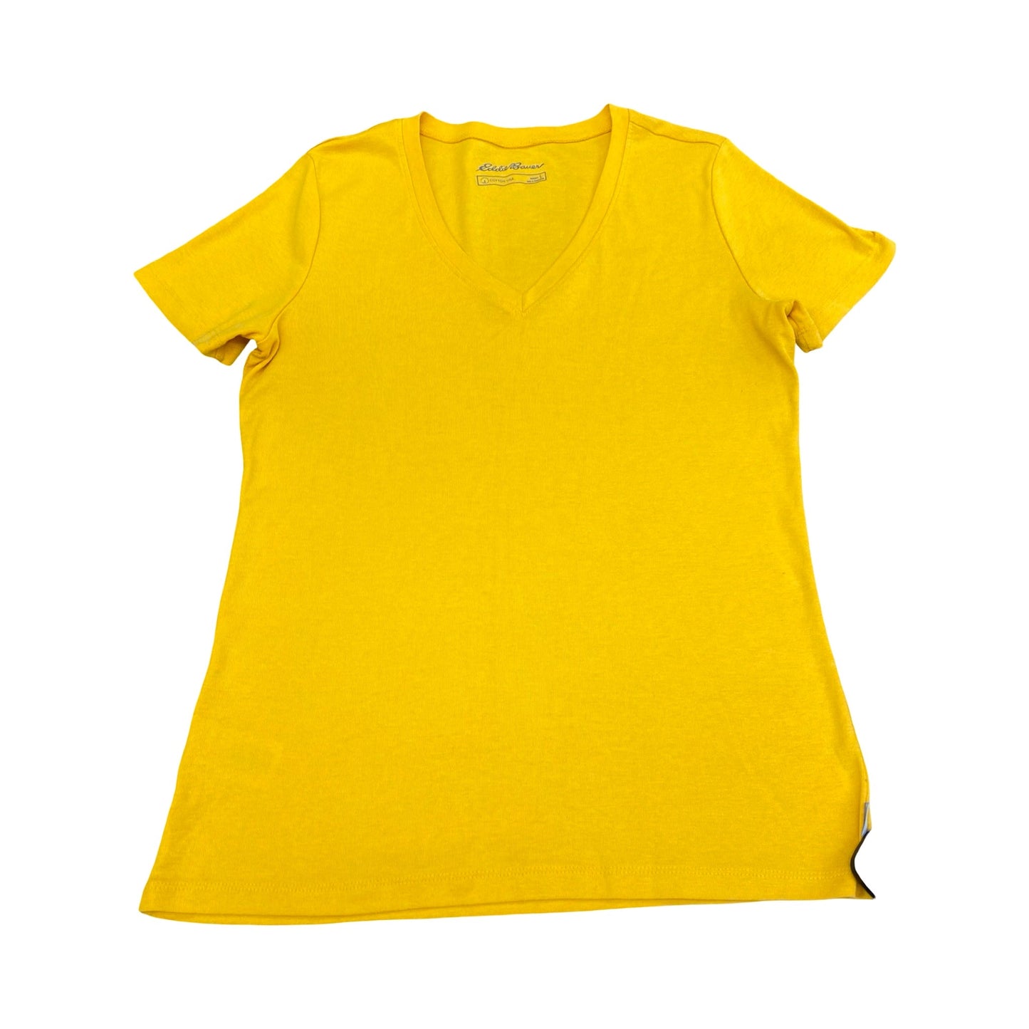 Top Ss By Eddie Bauer In Yellow, Size:L