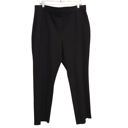 Pants Dress By Susan Graver In Black, Size:18