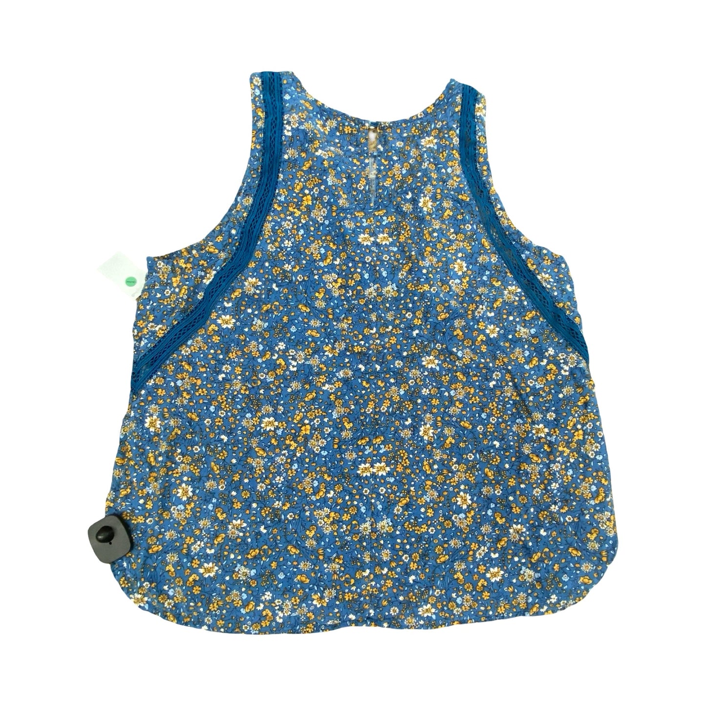 Top Sleeveless By Ann Taylor In Floral Print, Size:L